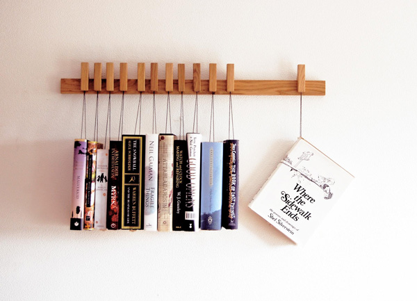 Libreros con pinzas para el Día del Libro