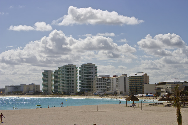 Cancún es el sitio elegido por los foráneos