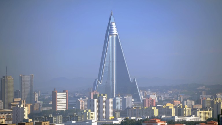 El Hotel Ryugyong está en Corea del norte y es otro error arquitectónico
