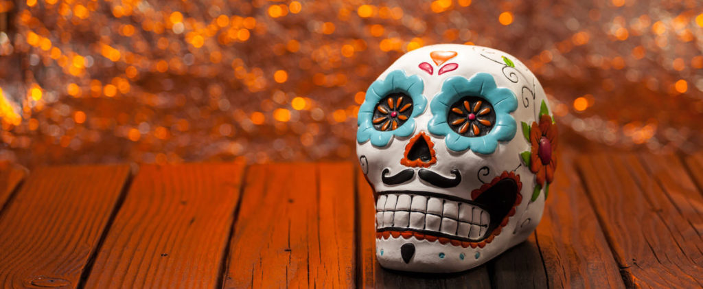 Día de Muertos Azteca